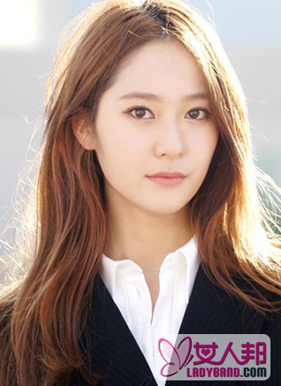 韩国女演员郑秀晶的发型 跟女神学韩国女生发型