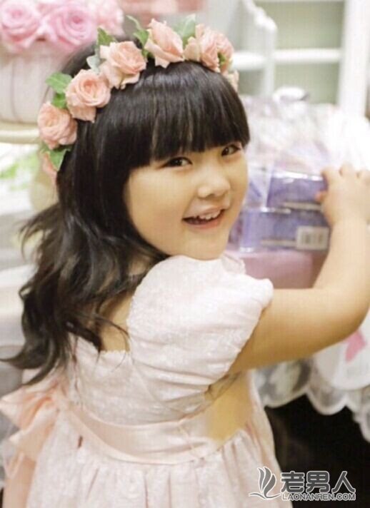 >王诗龄小公主在韩国庆祝5岁生日