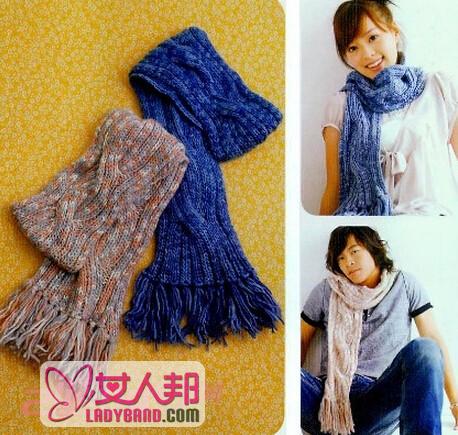 >冬季需要一条保暖的围巾，教你DIY织围巾编织教程