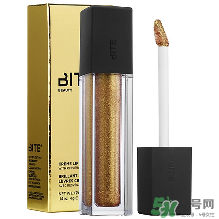 Bite Beauty限量金色唇蜜色号 Bite Beauty金色唇蜜试色