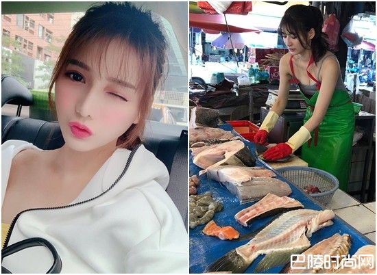网红刘芃芃是谁？最美鱼贩菜市场弯腰杀鱼
