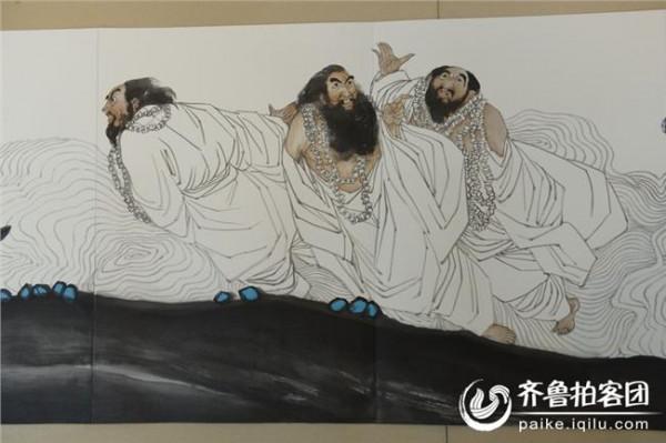 潍坊张玉峰 潍坊著名画家张玉峰书画展在潍坊隆重开幕