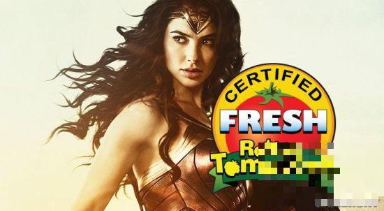 《神奇女侠》成烂番茄最受好评超级英雄电影 票房超过8亿美元