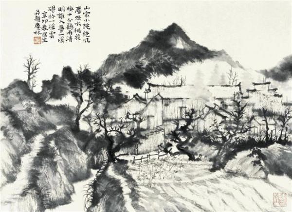 >郑乃珖国画艺术 展现同一文脉下的国画与石雕艺术