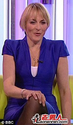 BBC女主播低胸短裙太暴露 被令封胸出镜【多图】