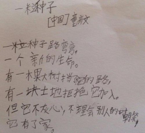 >厦门9岁男孩写诗首首爆红网络 网友惊艳