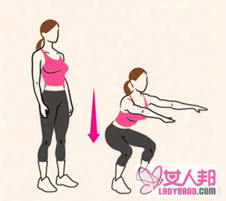 下蹲运动的好处多 锻炼骨骼打造翘臀