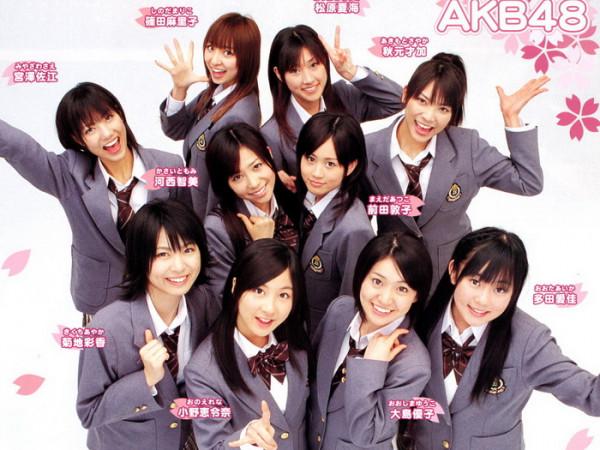 >日本超人气美少女组合AKB48可爱搭