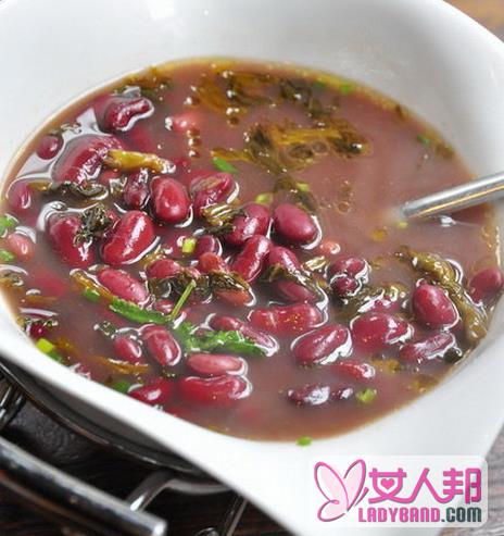 酸菜红豆汤的材料和做法步骤