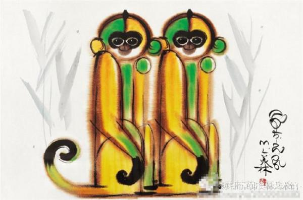 >韩美林猴子 韩美林2016猴子吉祥物价值 2016年猴年春晚吉祥物图片为什么说丑