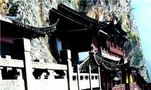 浑源悬空寺 中华文明奇迹之最恒山悬空寺揭千年悬空之谜