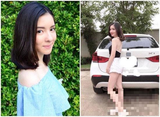 泰国知名女童星车祸身亡 Inn车祸现场图车辆严重变形【图】