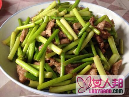 >蒜苔炒肉的做法大全 蒜苔的功效与作用 蒜苔的营养价值