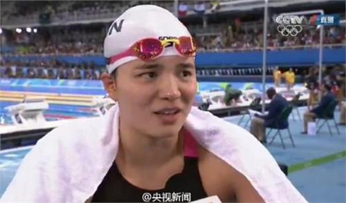奥运会史婧琳 史婧琳蛙泳获铜牌 这是她的第一次奥运会赛后超开心