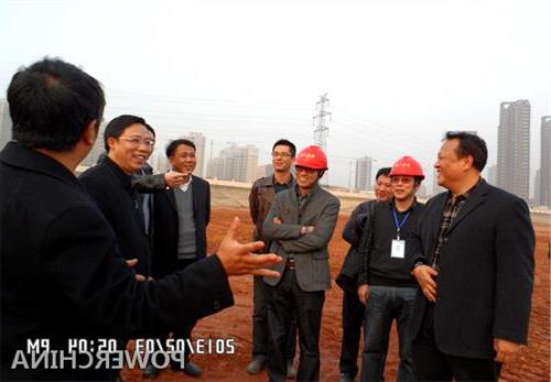 南昌刘建洋 南昌市副市长刘建洋考察公司承建的南昌BT项目