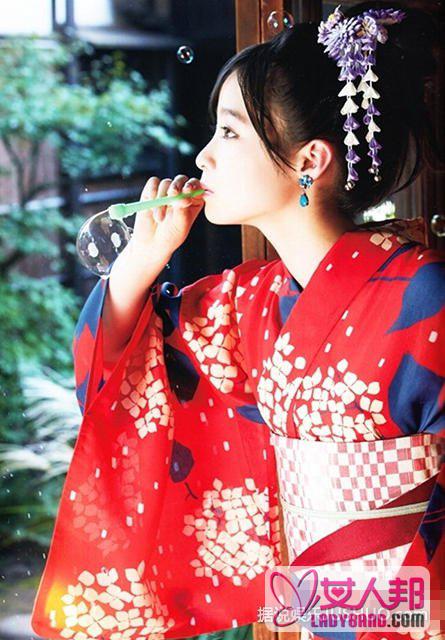 日本千年美女曝和服写真 15岁桥本环奈楚楚可人