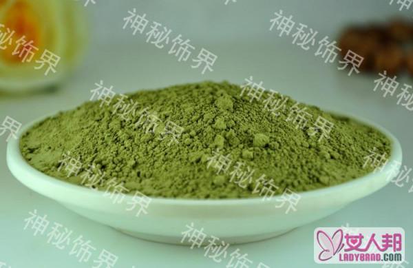 绿茶粉面膜的功效和作用