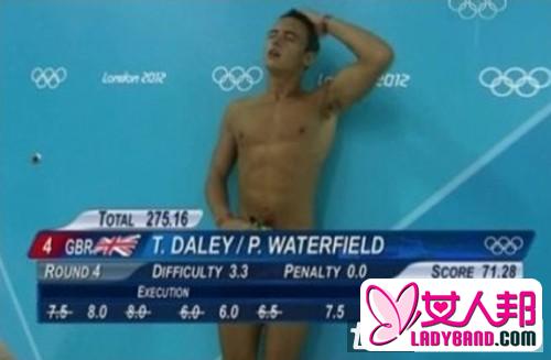 伦敦奥运神截图爆红 运动员一不小心“全裸”了