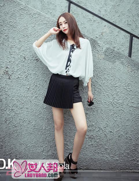 >韩版宽松显瘦蝙蝠衫 让你过一个"瘦瘦的夏天"!
