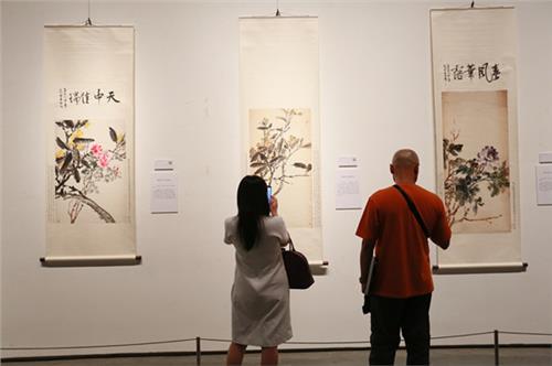 唐云国画 国画大师唐云诞辰105周年画展在宁波开展
