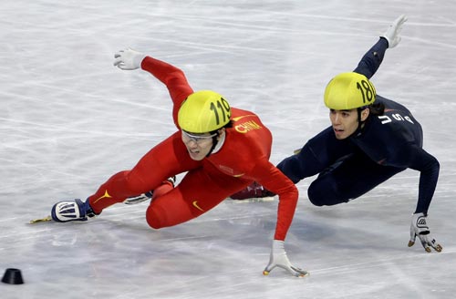 王蒙短道速滑 短道速滑世锦赛 王蒙和李佳军闯入1000米决赛