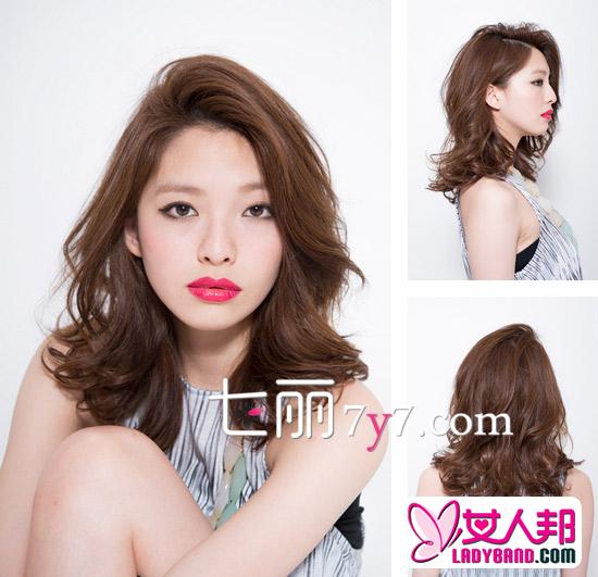 轻熟女长发烫发发型图片 2014年最新发型设计style