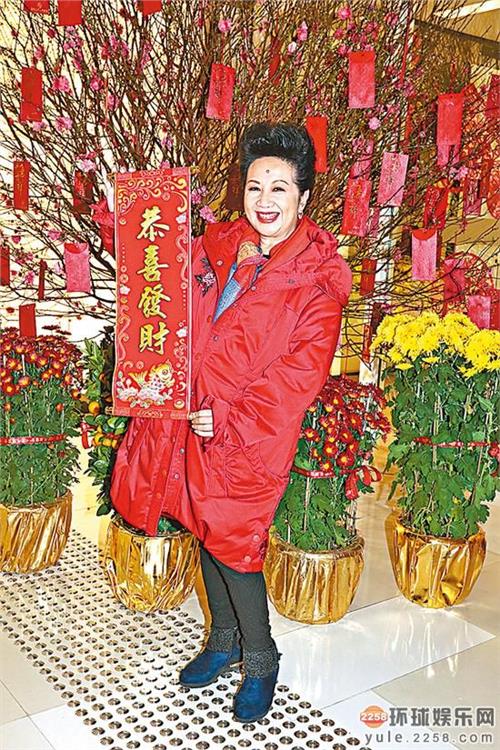 薛家燕猴年望子女成家 忙里偷闲办年货