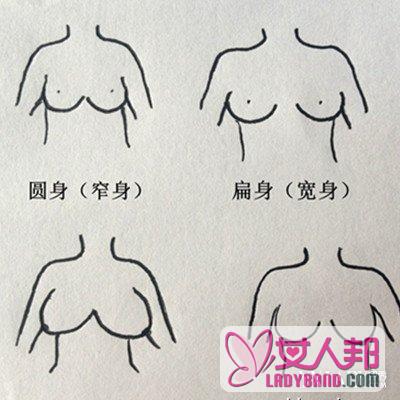 >各种胸型图片 早知胸型防下垂