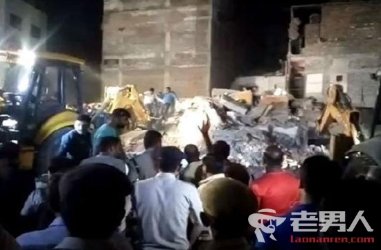 印度旅馆倒塌 事故已致10人死亡多人受困