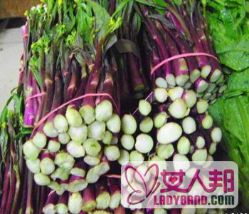 >【红菜苔的营养价值】红菜苔的适用人群_如何挑选红菜苔