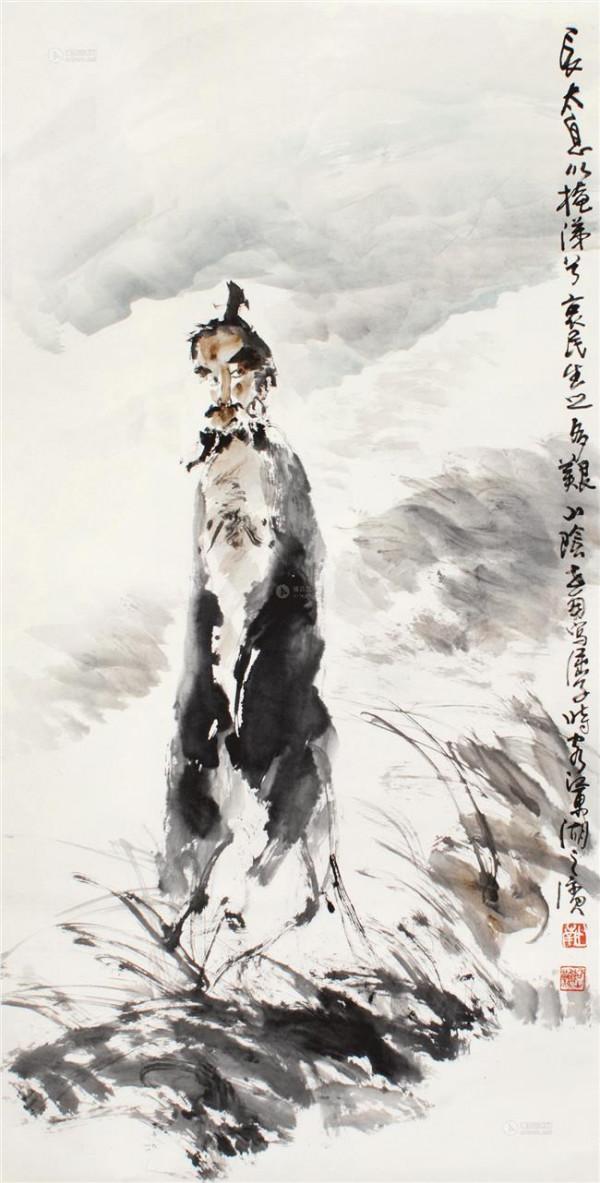 >现代人物画孔维克 中国画现代人物画研究展:展示多个艺术流派的涨落