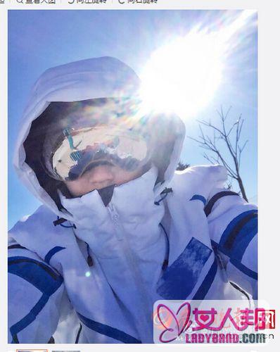 TFBOYS王俊凯微博晒帅照 戴着滑雪镜造型炫酷(图)