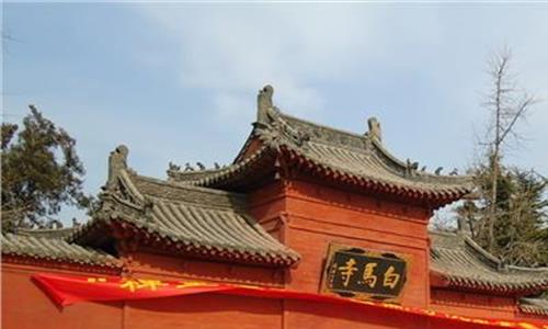 白马寺钟楼 中国历座寺庙之第一古刹白马寺