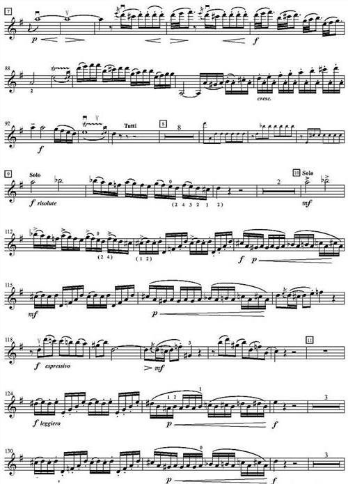 >莫扎特:降b大调第一小提琴协奏曲第三乐章:急板