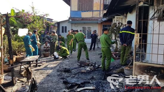越南大叻民居起火 疑似人为纵火案件