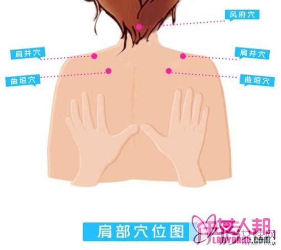 健康小常识肩部穴位图    肩部10大穴位的位置以及功能