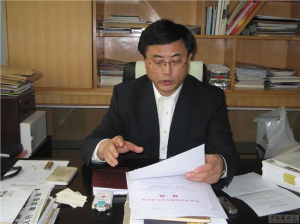 赵长青平谷 中国书协党组书记赵长青先生在宋华平展讲话