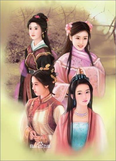 >四大美女是谁 中国的四大美女图片