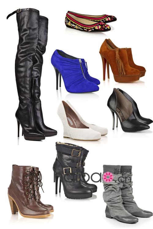 从范思哲(Versace)、缪缪(Miu Miu)到古琦(Gucci)，2010秋冬各大品牌新款鞋靴速递！