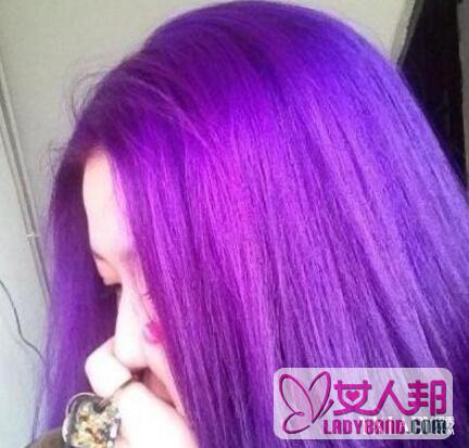 头发打蜡紫色图有哪些 教你如何让头发炫起来 / 比乐族
