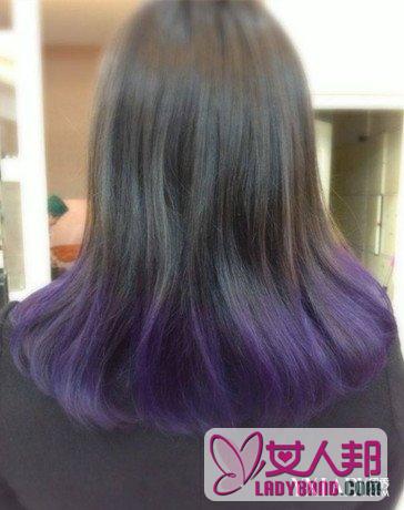棕紫色头发图片妖艳 棕色头发应该如何护理
