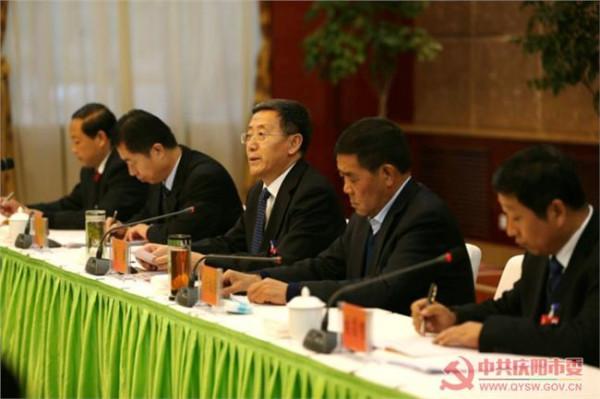 何建民安阳 庆阳市政协委员分组讨论贠建民讲话和政协两个报告