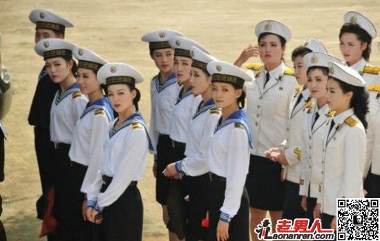 朝鲜海军文工团美貌女兵曝光【图】