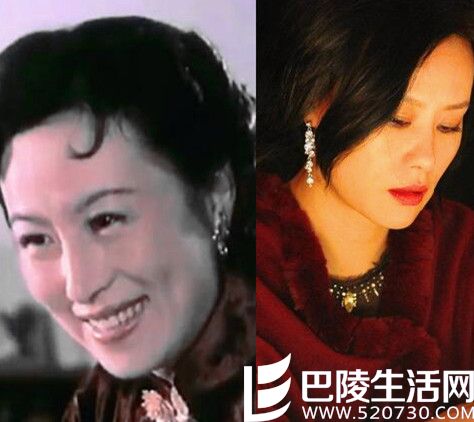 演员朱曼芳和邬君梅是什么关系  女儿突破形象拍性感写真
