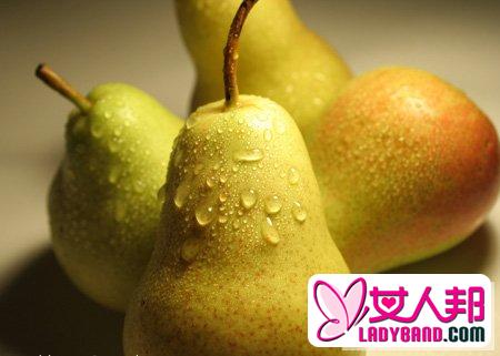 >梨子减肥清肺去水肿 三款最适合秋季减肥的食谱