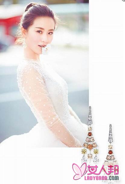 刘诗诗婚纱照珠宝价值72万 钻戒象征无限宠爱