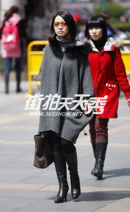 3月下旬杭州街拍 早春街头时尚抢镜