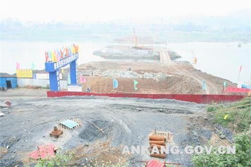 安康市城东汉江大桥正式开工建设 计划2015年建成通车(图)