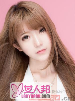 韩式圆脸可爱发型图片  甜美发型脸蛋轻松瘦