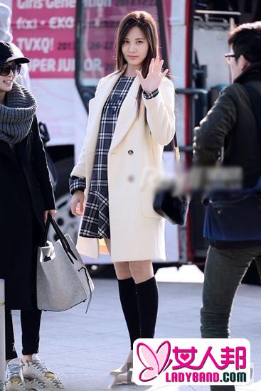 >快来看韩国少女时代最新冬季冬装街拍
